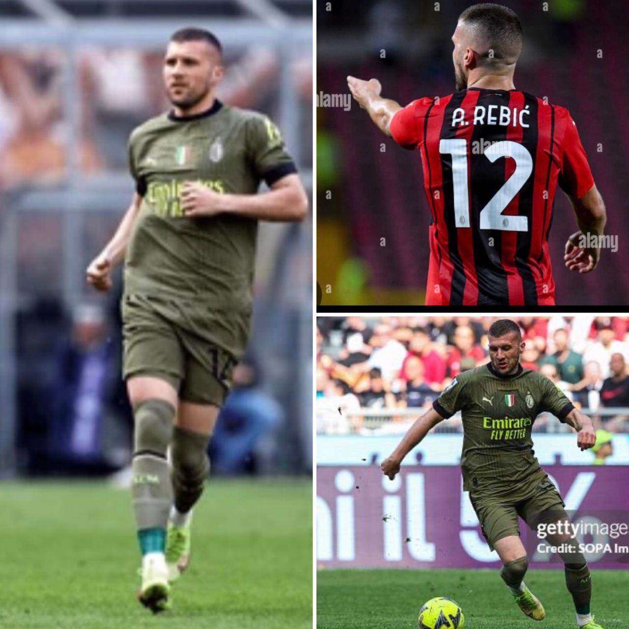 AC Milan 2022/2023 Green Third Football Shirt (XXL)