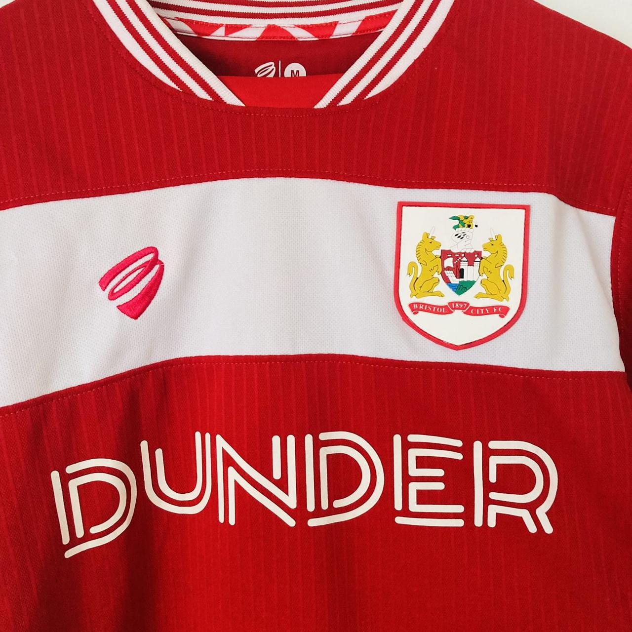 Bristol City 2018/2019 Red & White Football Shirt (L)