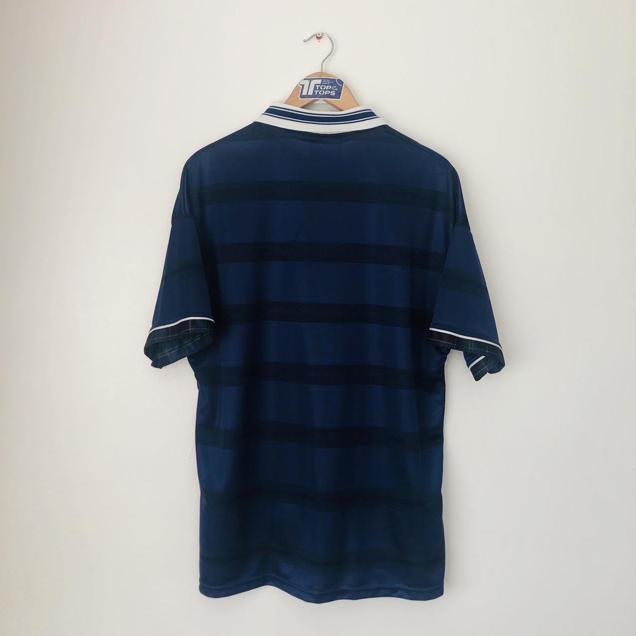 Scotland 1998 Blue Tartan Home Football Shirt (L)