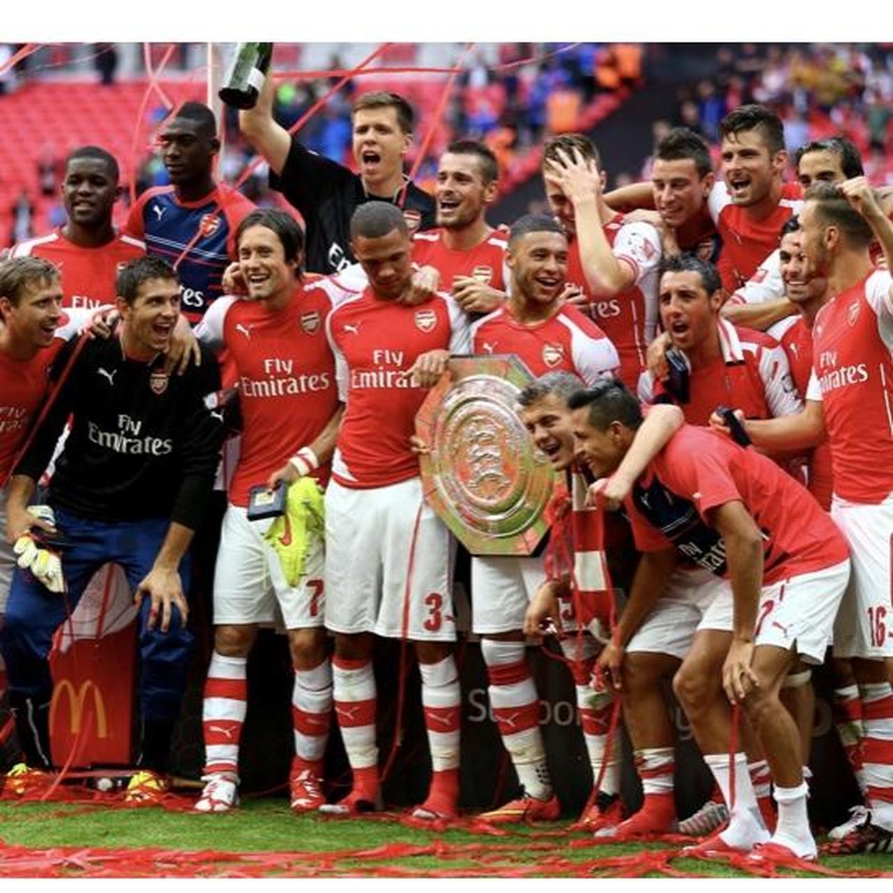 Arsenal 2014/2015 Red Home Football Shirt (S)