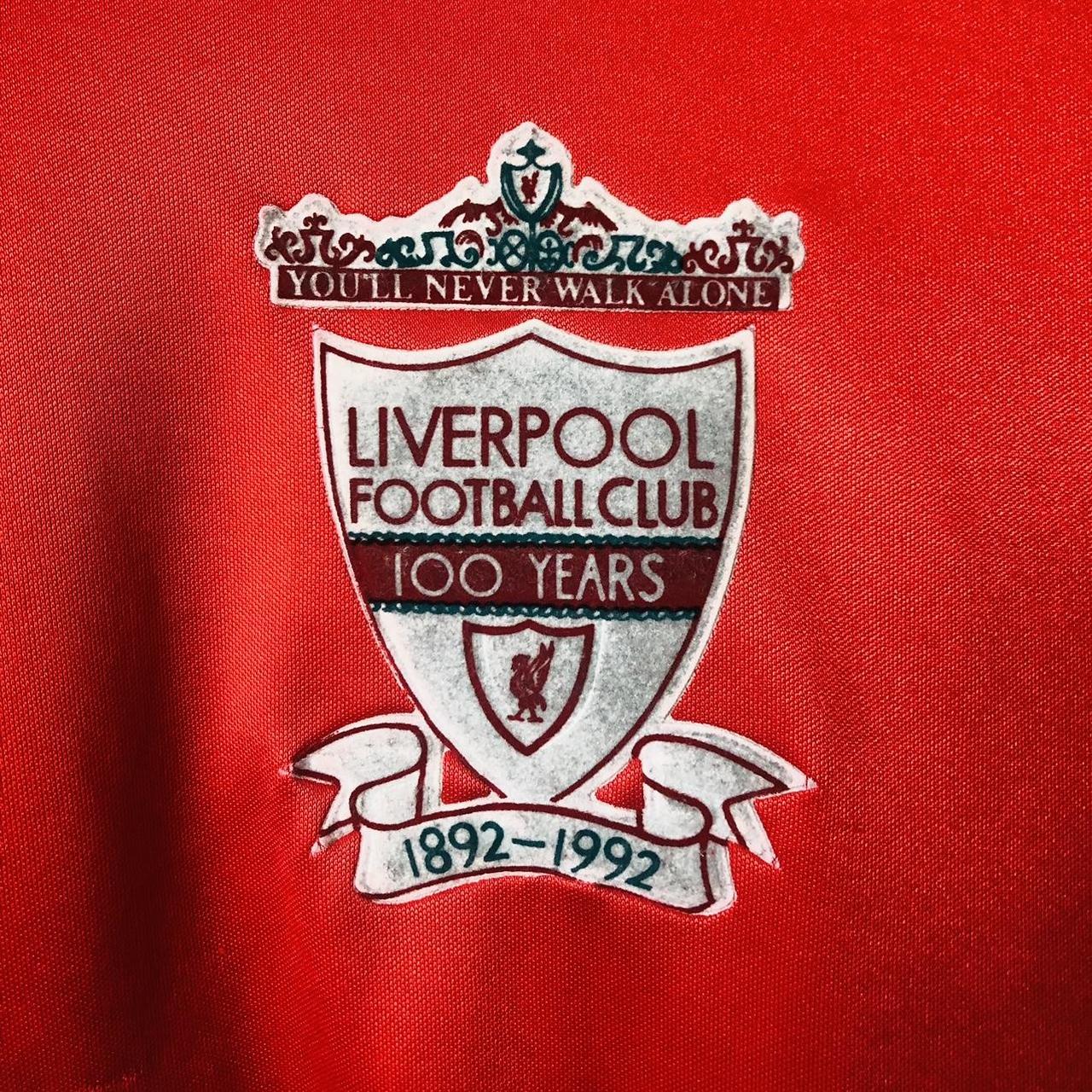 Liverpool 1992/1993 Red Home Football Shirt (XL)