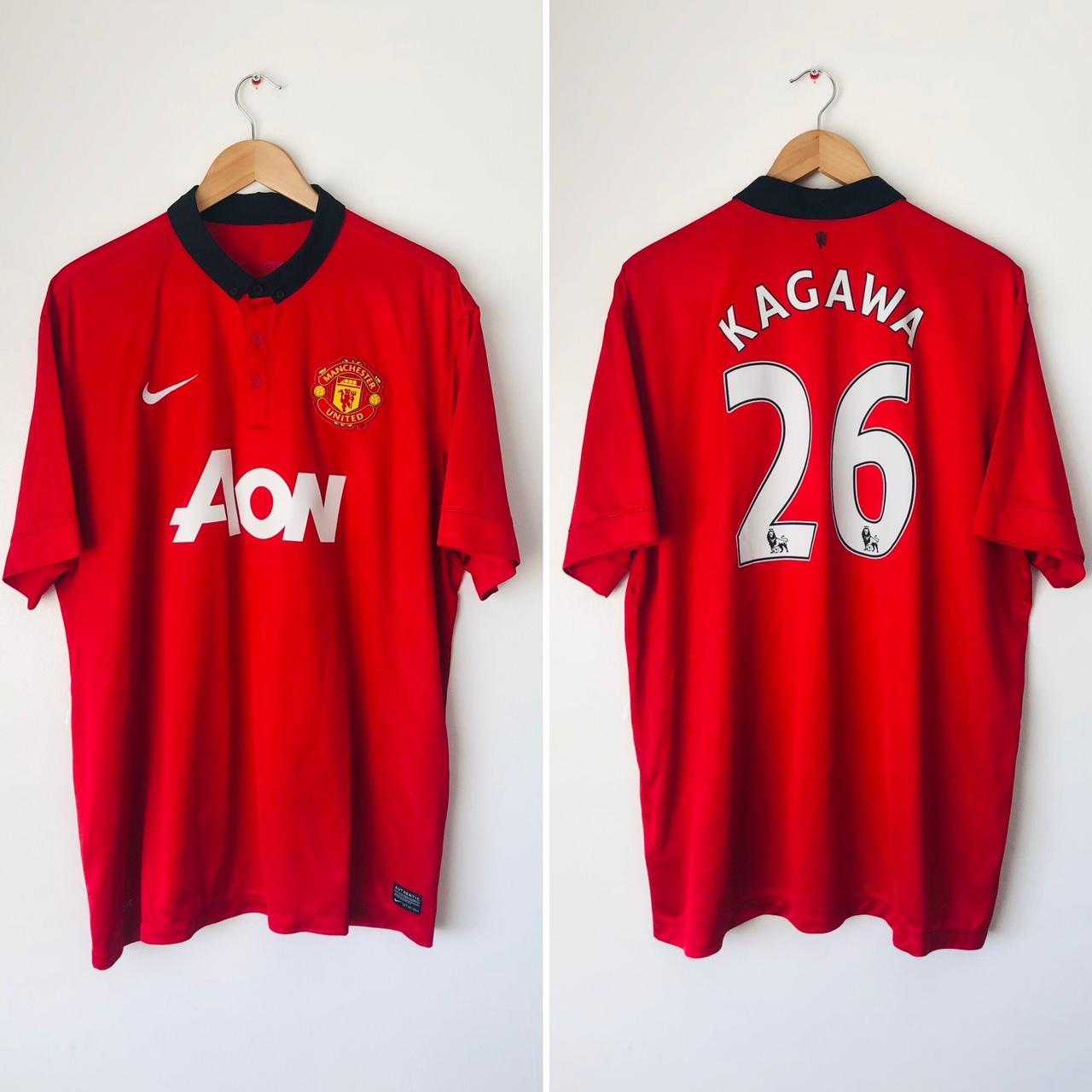 Manchester United 2013/2014 Red Home Football Shirt (XXL)