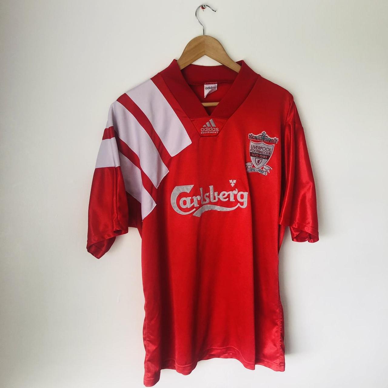 Liverpool 1992/1993 Red Home Football Shirt (XL)