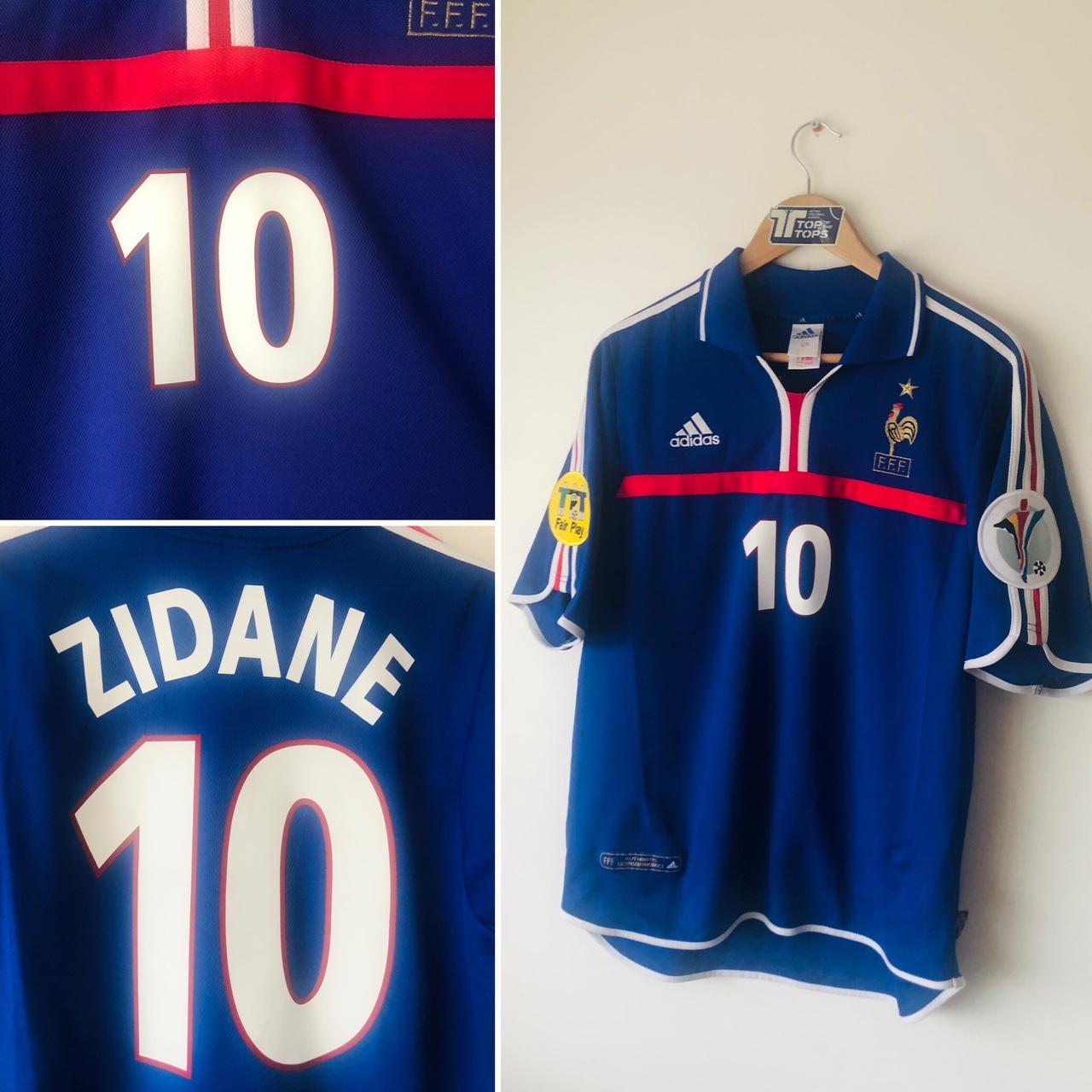 France 2000 Blue Football Shirt (M)