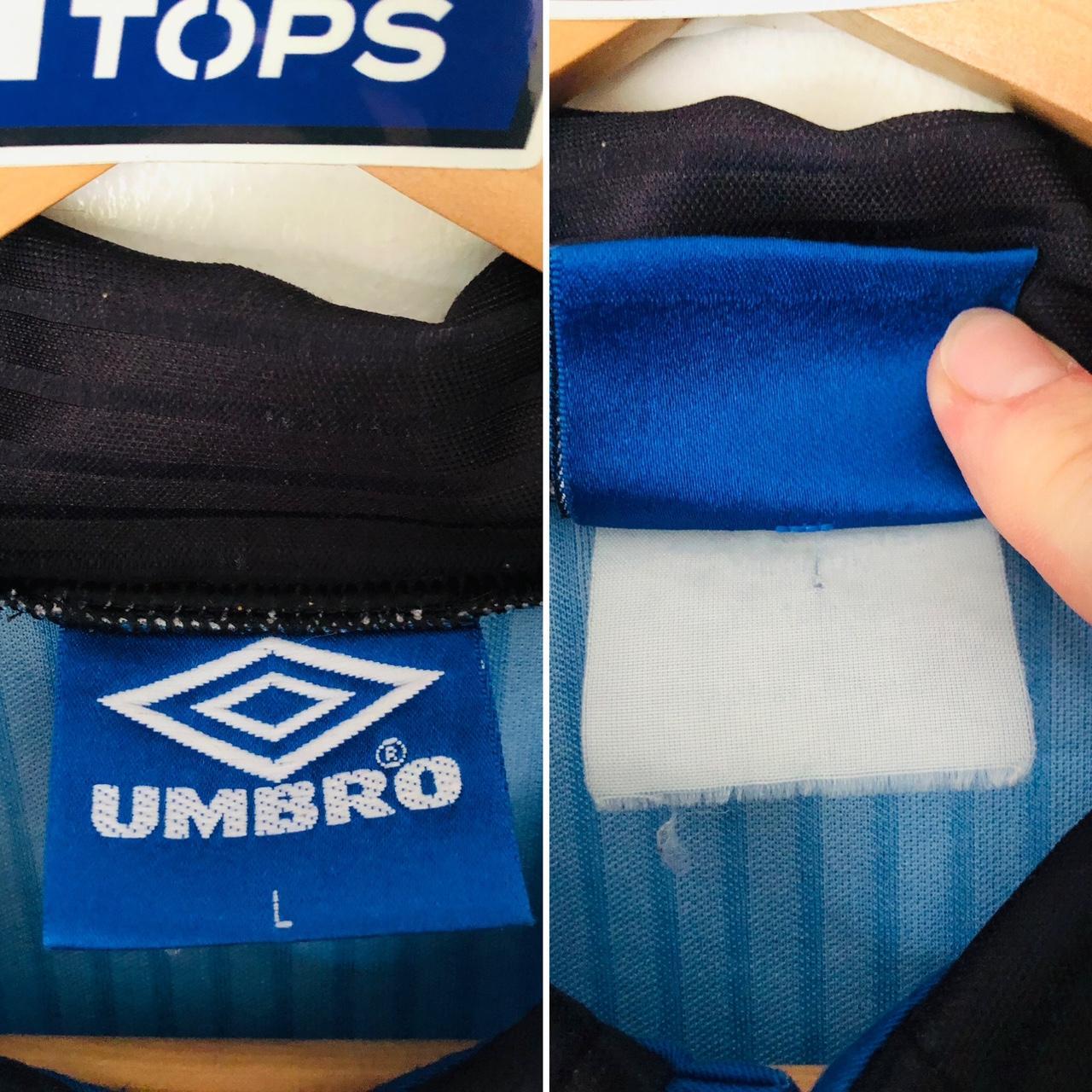 Manchester United 1996/1997 Blue Football Shirt (L)