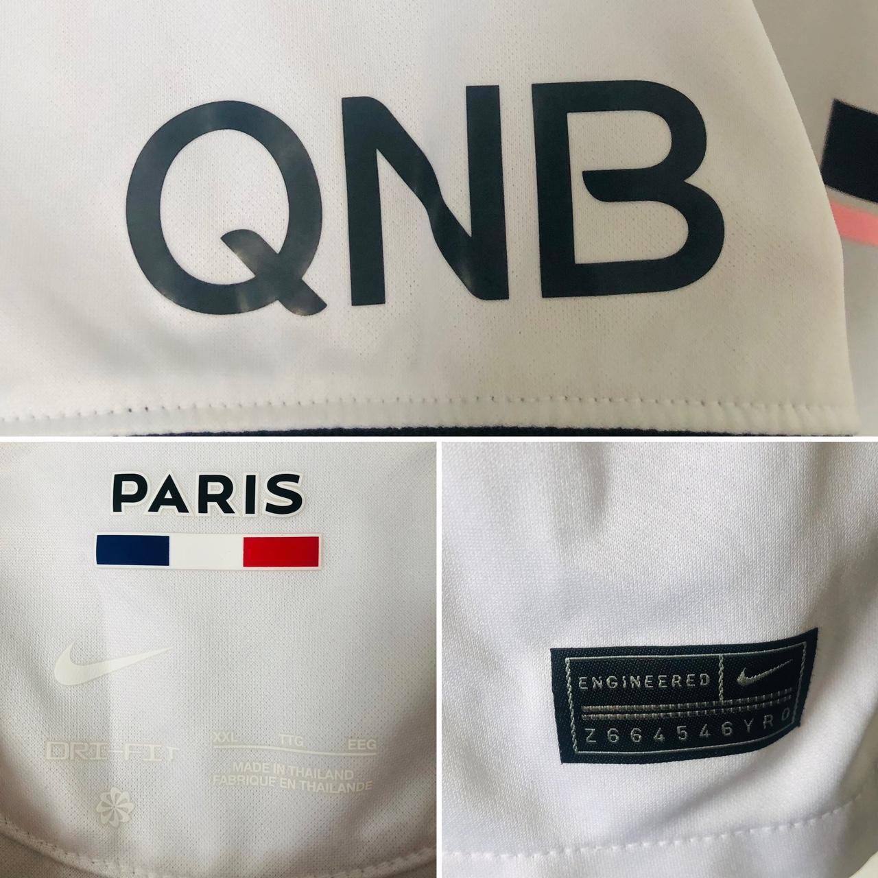 Paris Saint-Germain 2021/2022 White Away Football Shirt (XXL)
