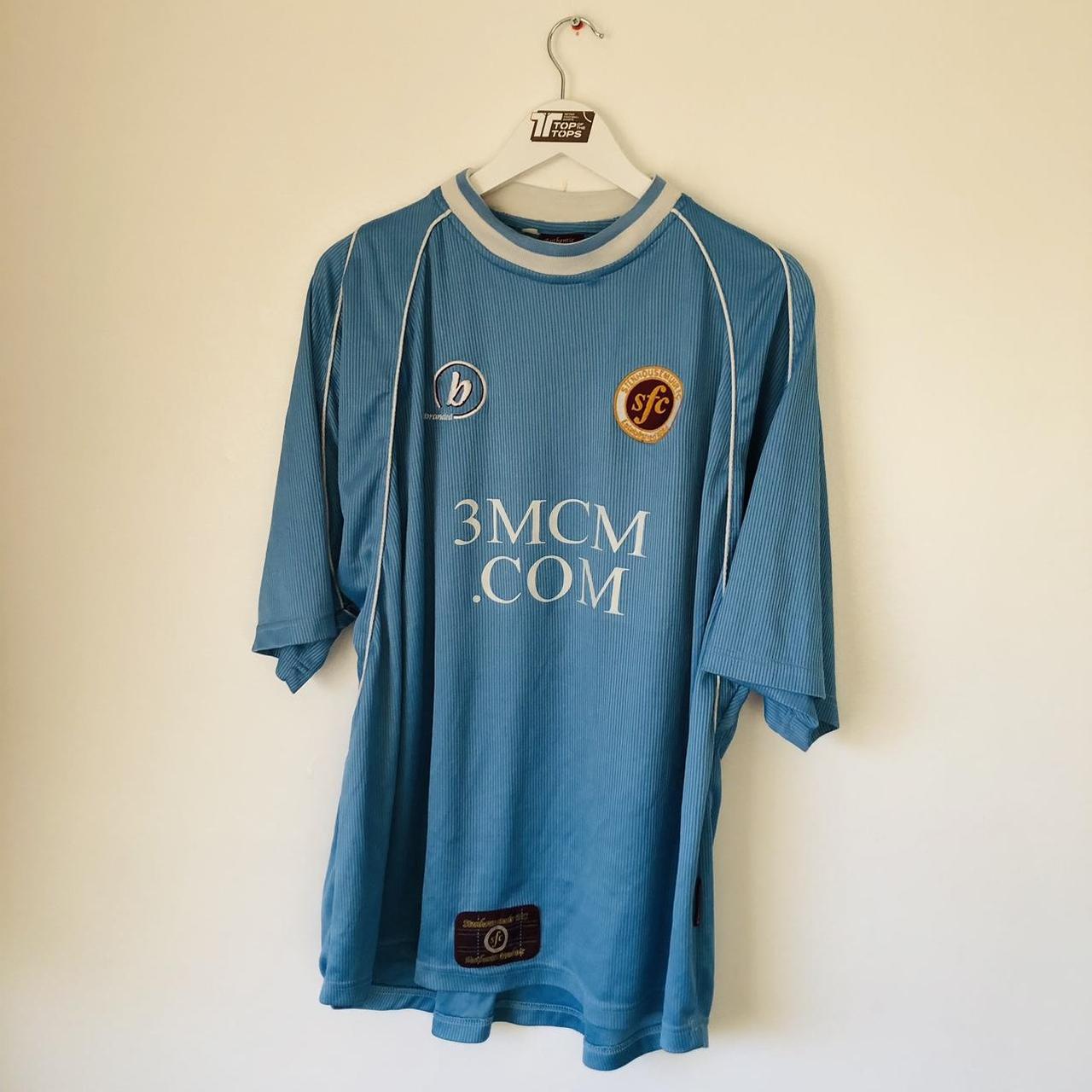 Stenhousemuir 2003/2004 Blue Away Football Shirt (XXL)