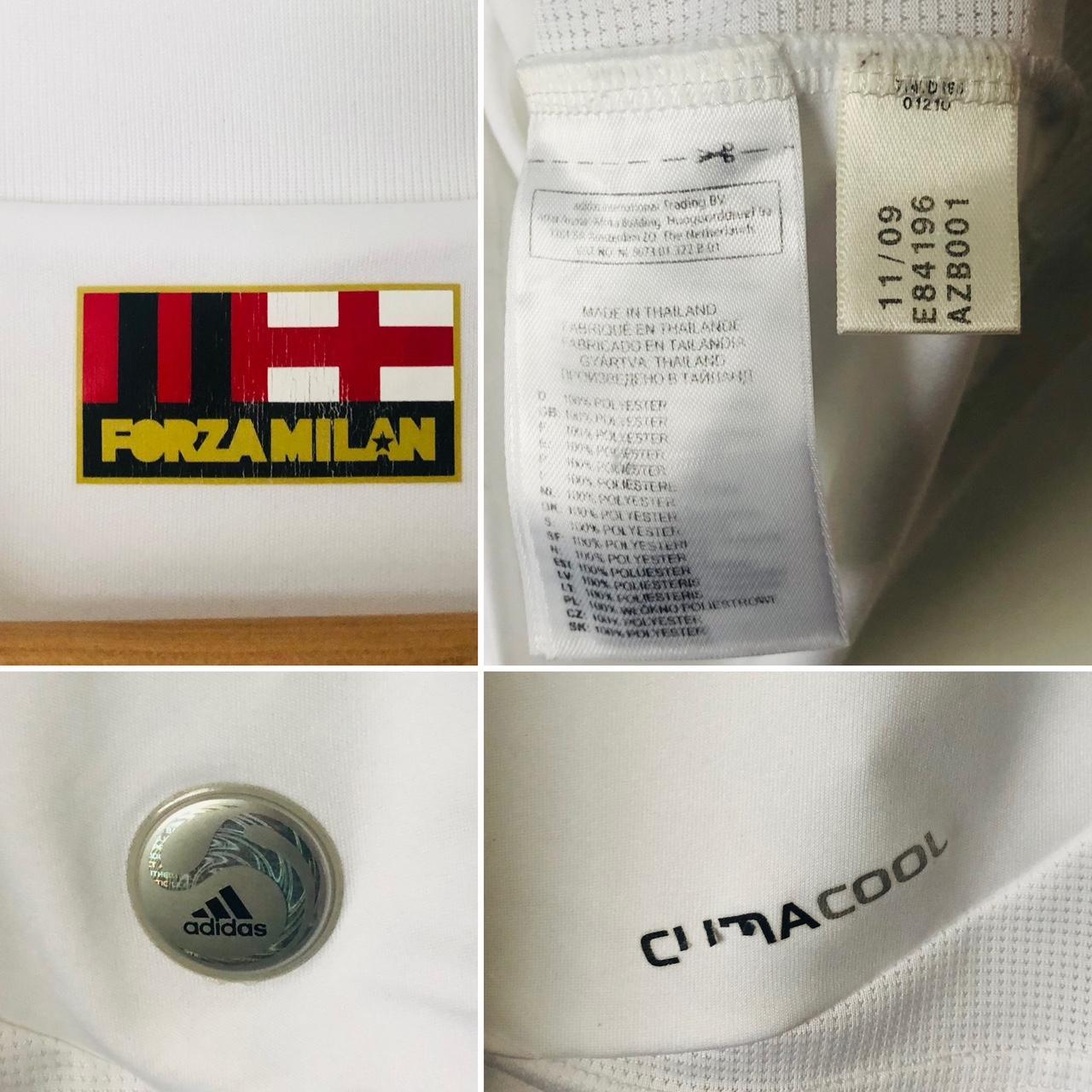 AC Milan 2009/2010 White Away Football Shirt (M)