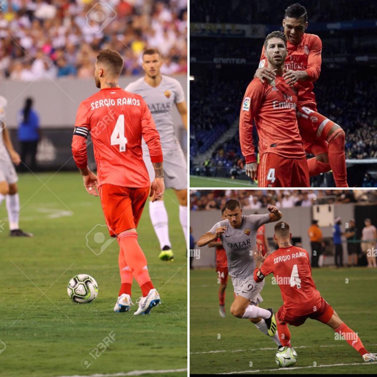 Real Madrid 2018/2019 Red Third Football Shirt (M)