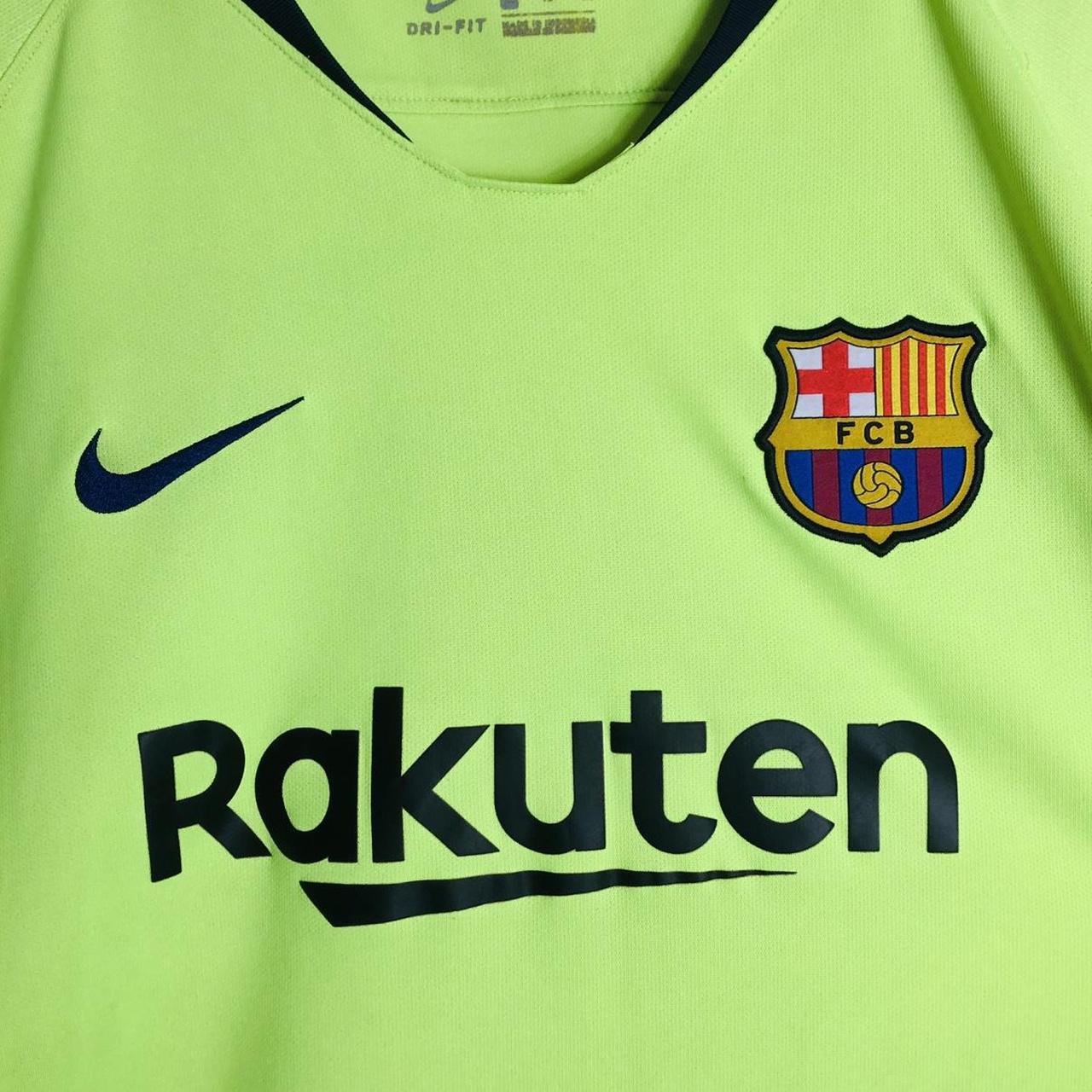Barcelona 2018/2019 Neon Away Football Shirt (XL)