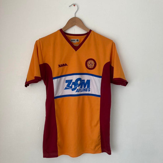 Motherwell 2004/2005 Orange Home Football Shirt (S)