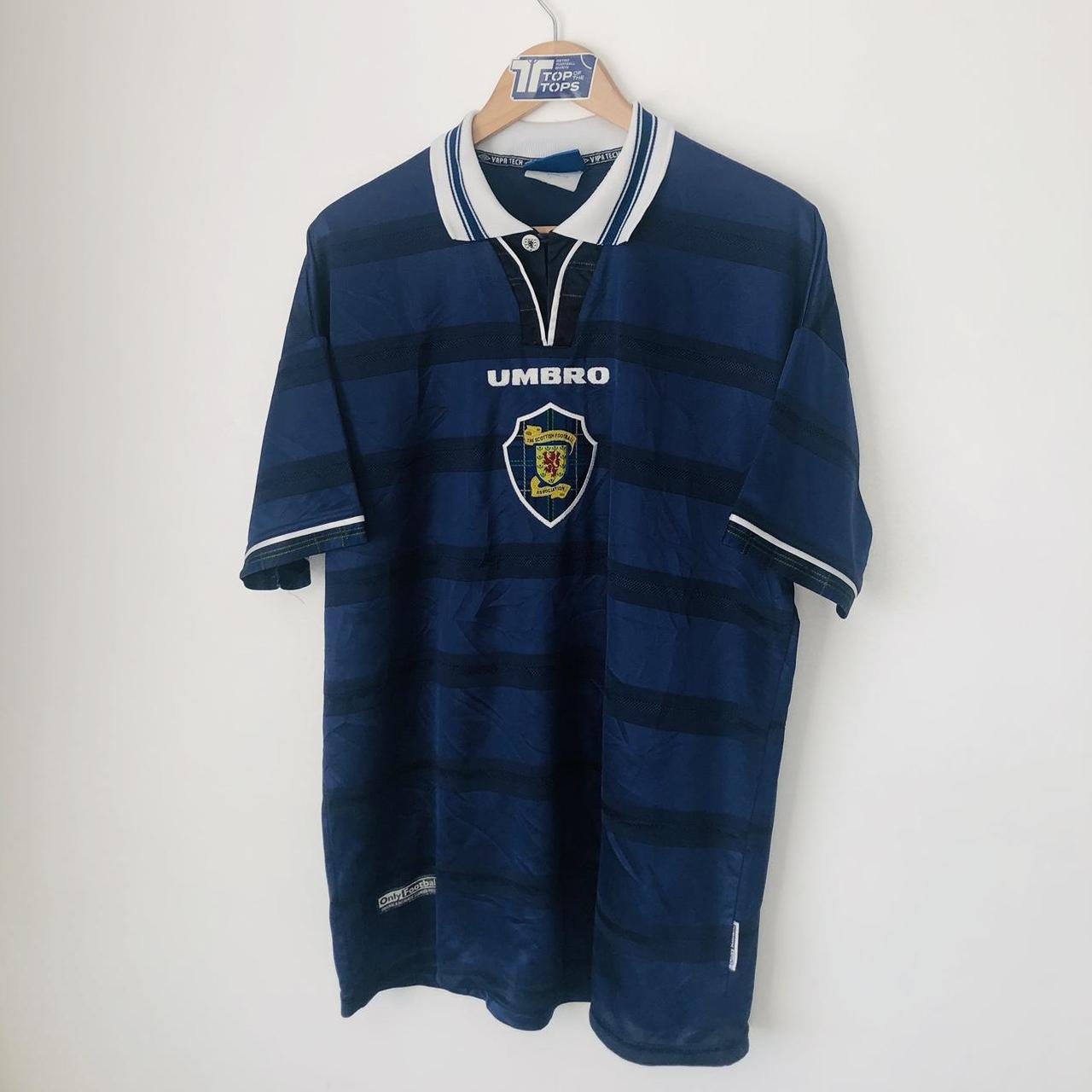 Scotland 1998 Blue Tartan Football Shirt (XL)