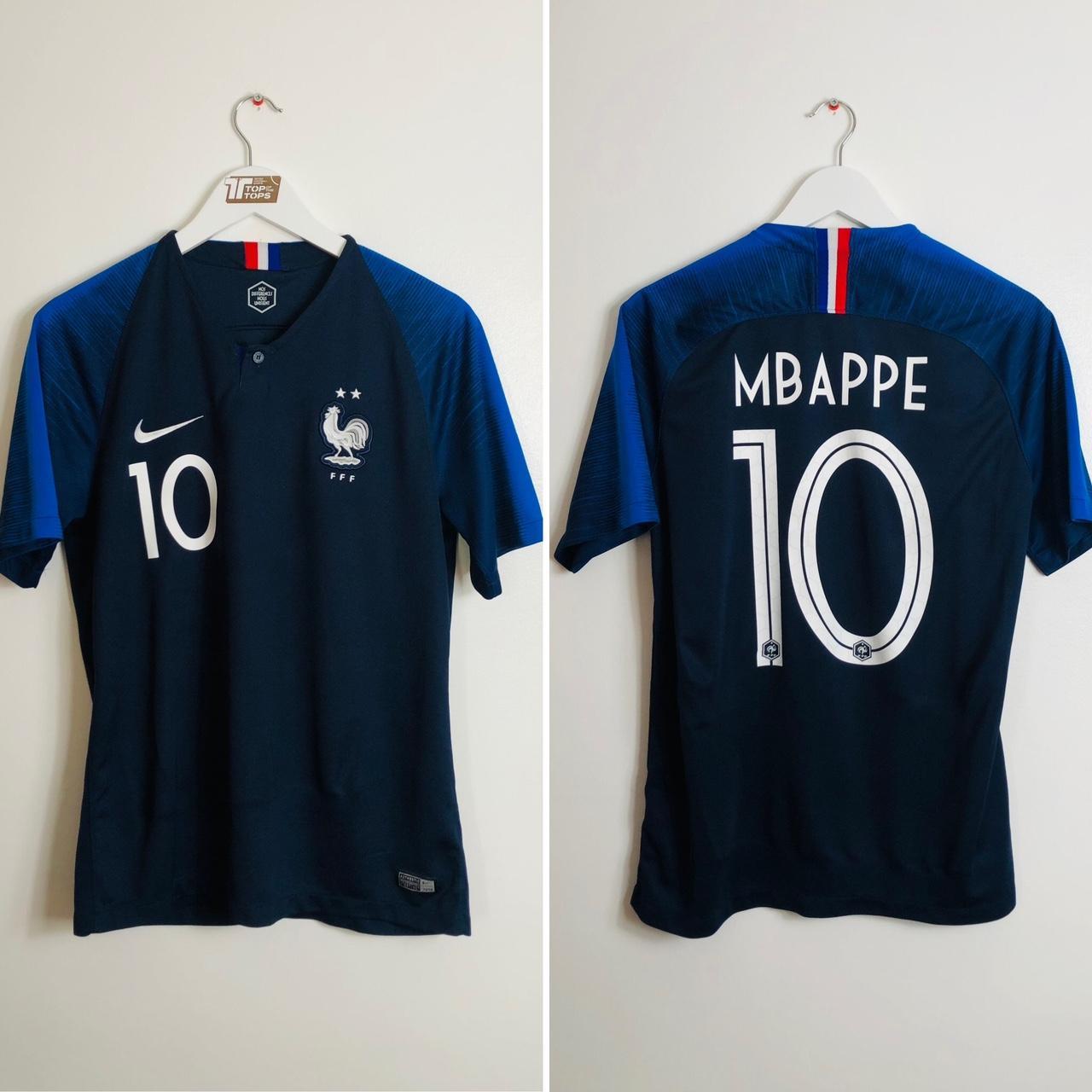France 2018 Navy Home Football Shirt (M)