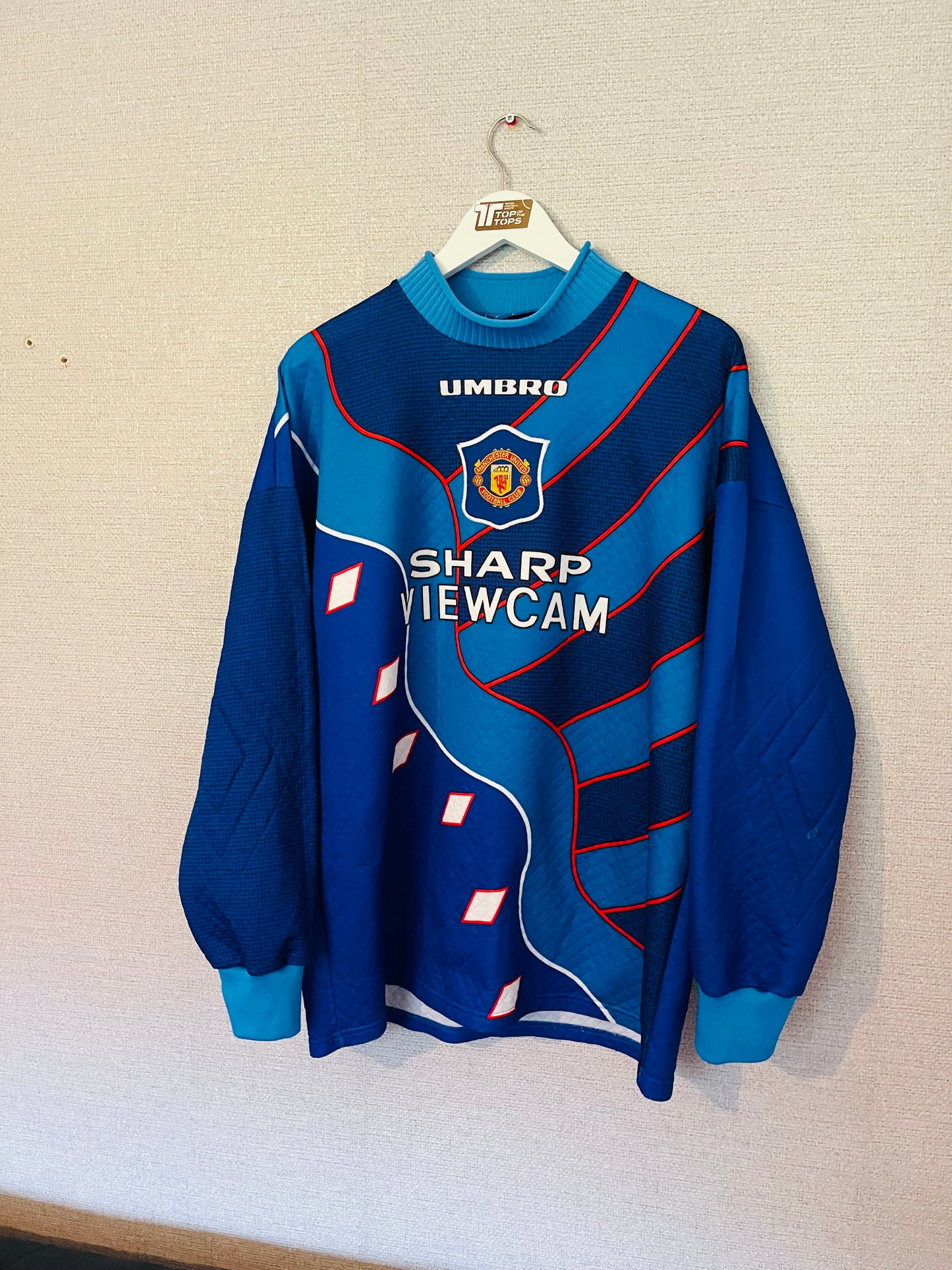 Manchester United goalkeeper football shirt 1993/95 Schmeichel XL