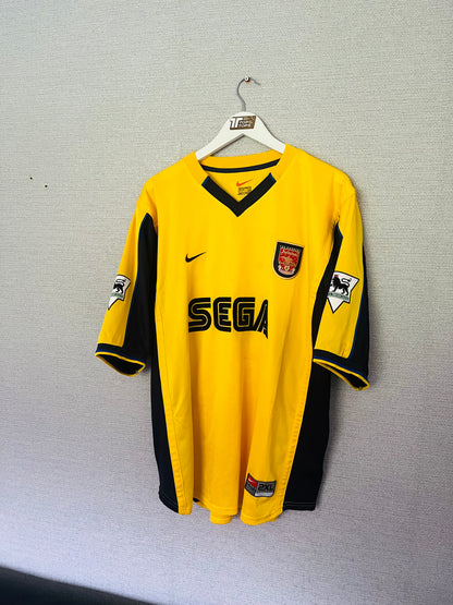 Arsenal away football shirt 1999/2001 Bergkamp XXL