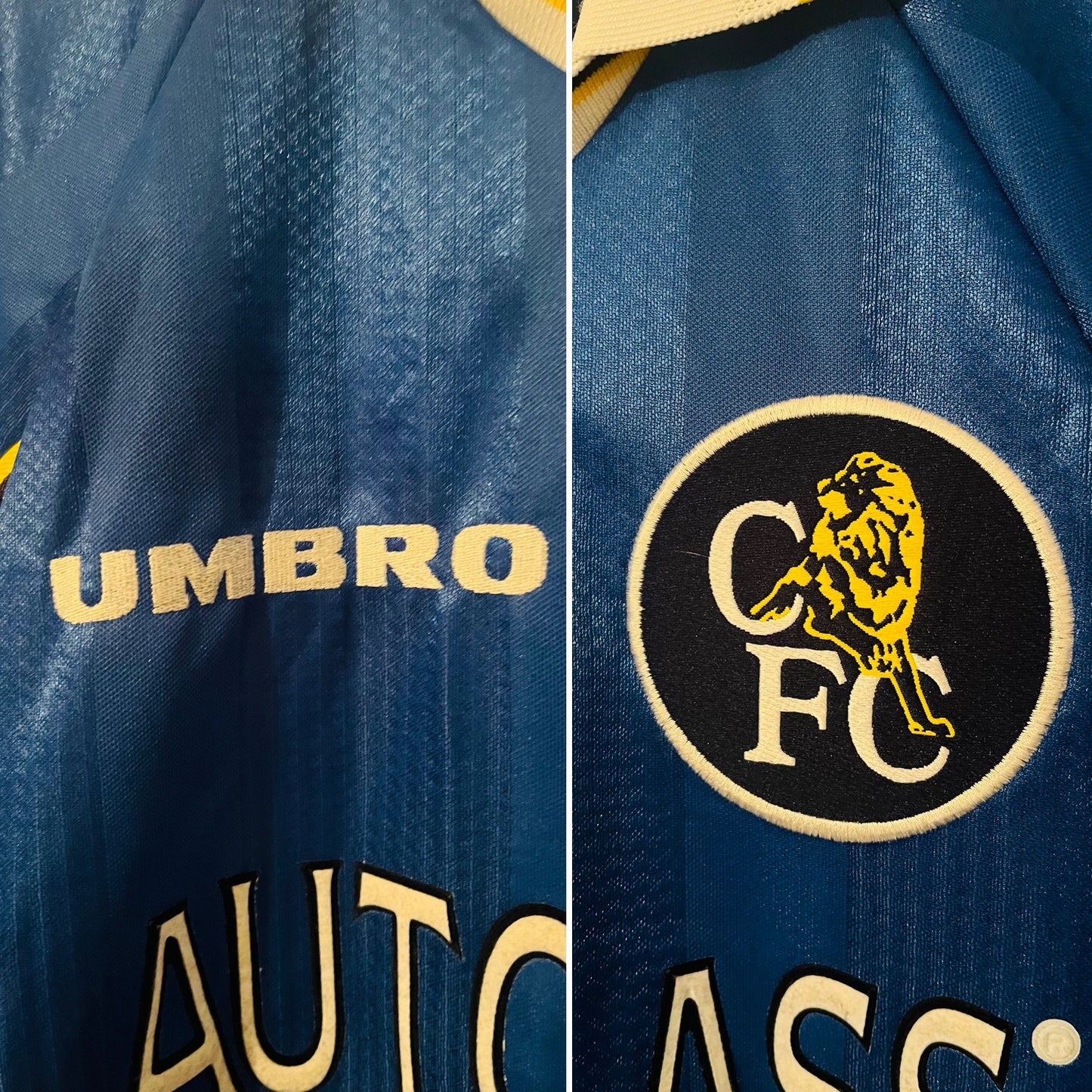 Chelsea home football shirt 1997/99 Zola Medium