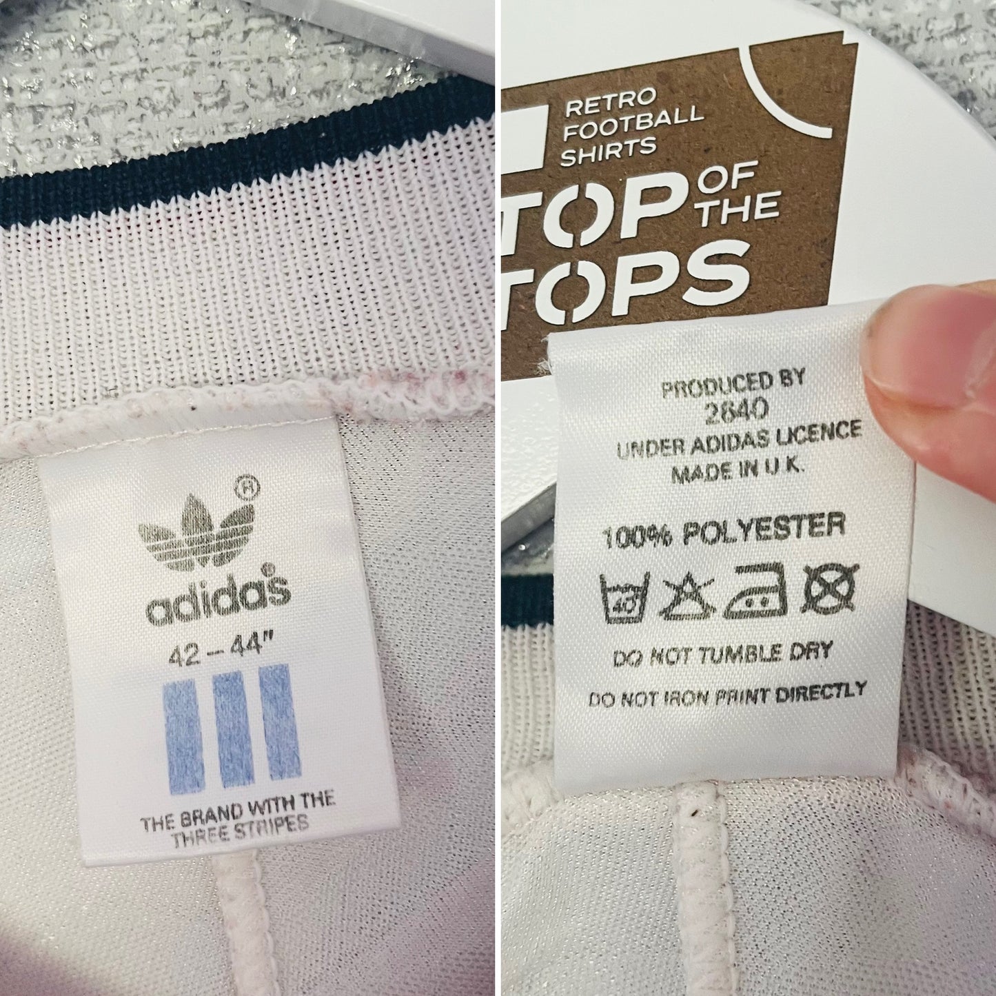 Arsenal home football shirt 1990/92 Large