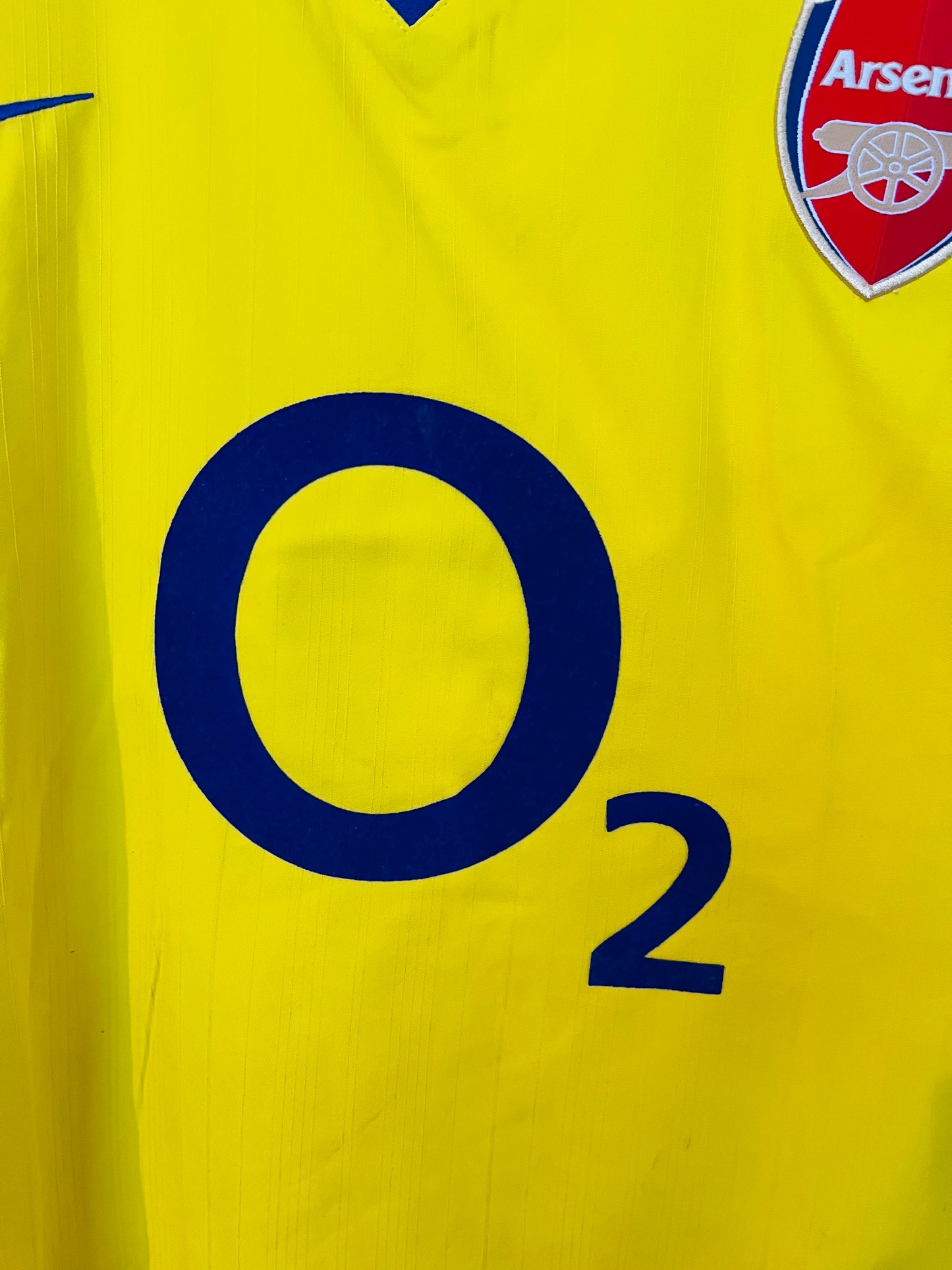 Arsenal away football shirt 2003/04 Vieira XXL