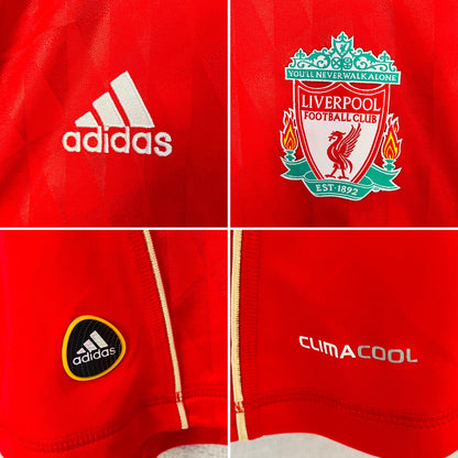 Liverpool home football shirt 2010/12 Suarez Large