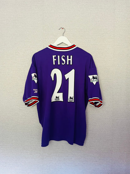 Bolton Wanderers away football shirt 1997/98 Fish Large