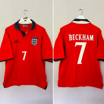 England away football shirt 1999/2001 Beckham Large