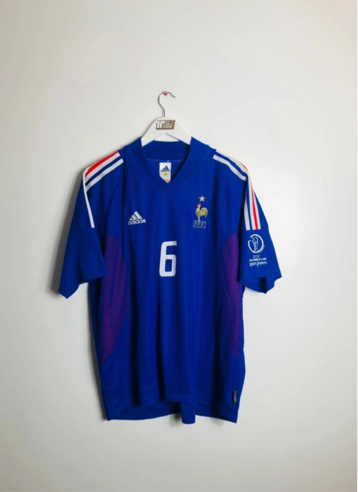 France home football shirt Djorkaeff World Cup 2002 XL