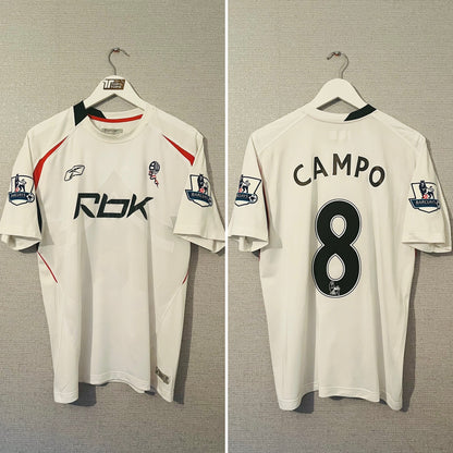 Bolton Wanderers home football shirt 2007/08 Campo Medium