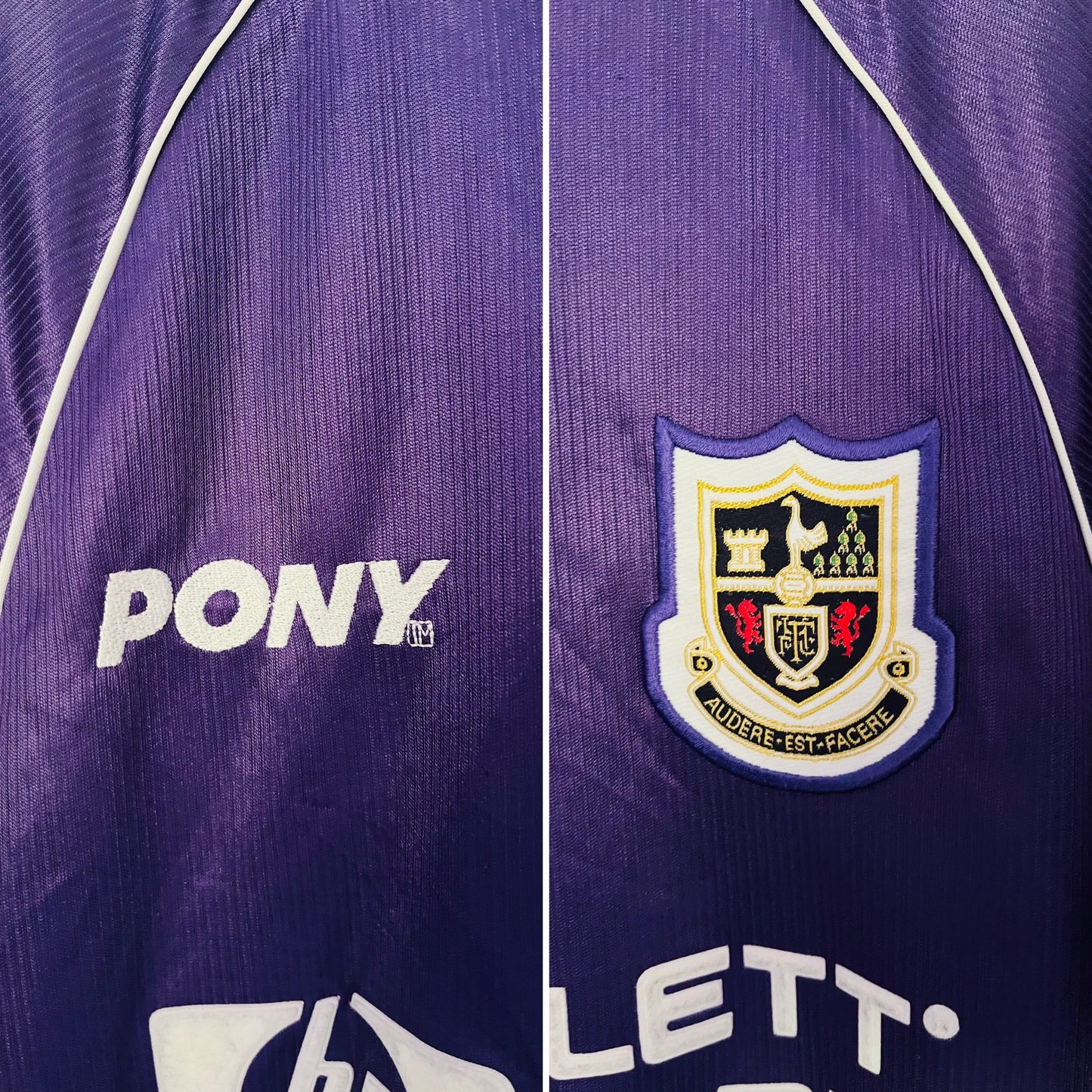 Tottenham Hotspur away football shirt 1998/99 Ginola Medium