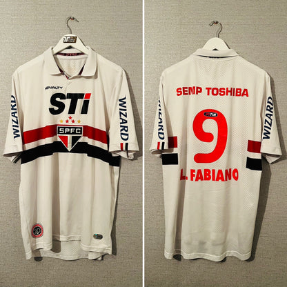 São Paulo home football shirt 2013/14 Fabiano XXL