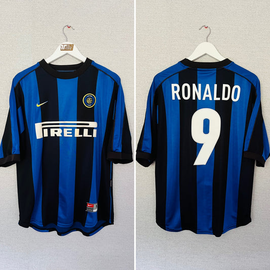 Inter Milan home football shirt 1999/2000 R9 Medium