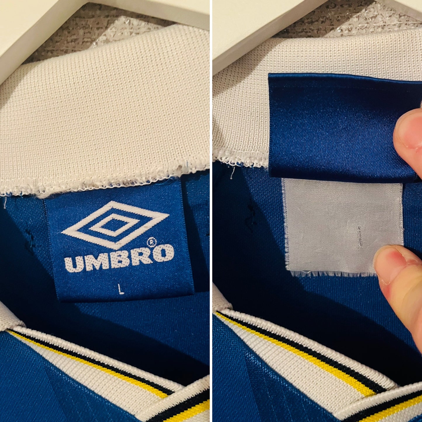 Chelsea home football shirt 1997/99 Zola Large