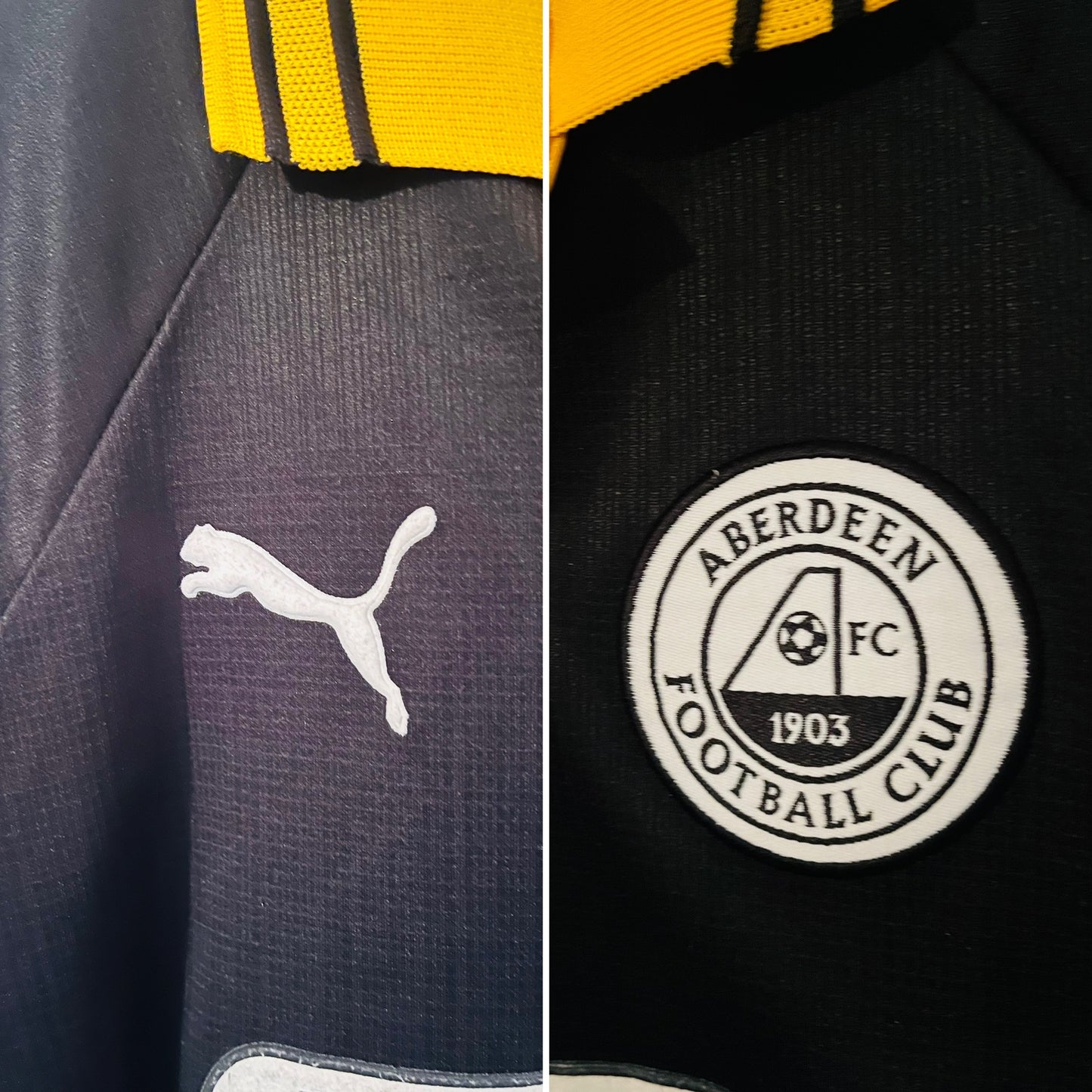 Aberdeen away football shirt 2000/01 XL