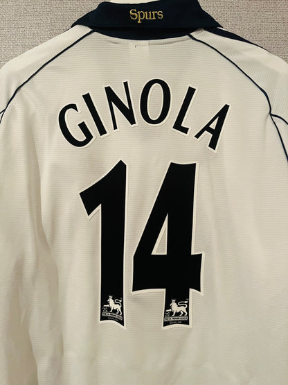 Tottenham Hotspur home football shirt 1999/2001 Ginola Medium