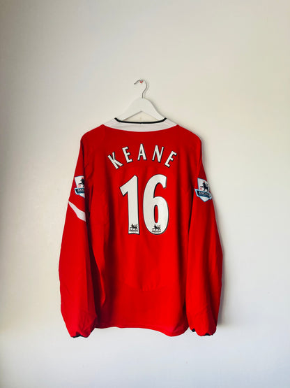 Manchester United home football shirt 2004/05 Keane XL