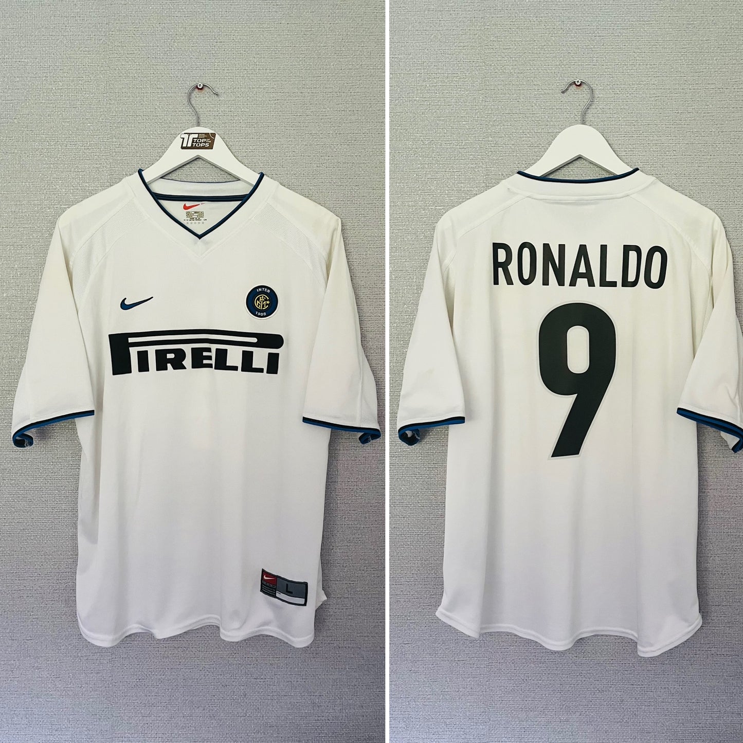 Inter Milan away football shirt 1999/2000 R9 Large