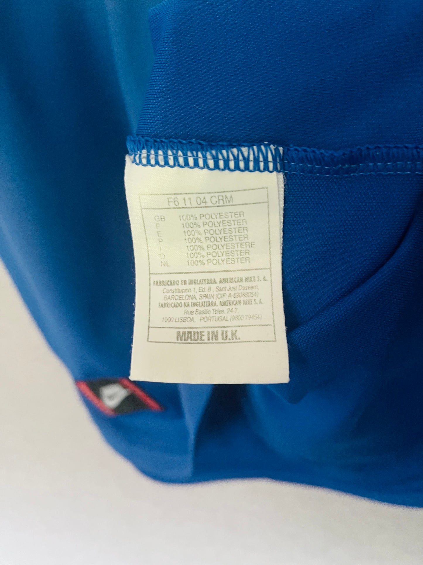 Italy home football shirt Euro 1996 Zola Medium