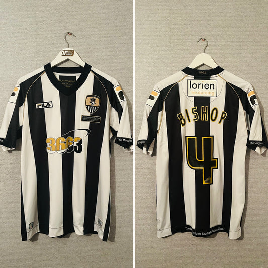 Notts County home football shirt 2012/13 Bishop Medium