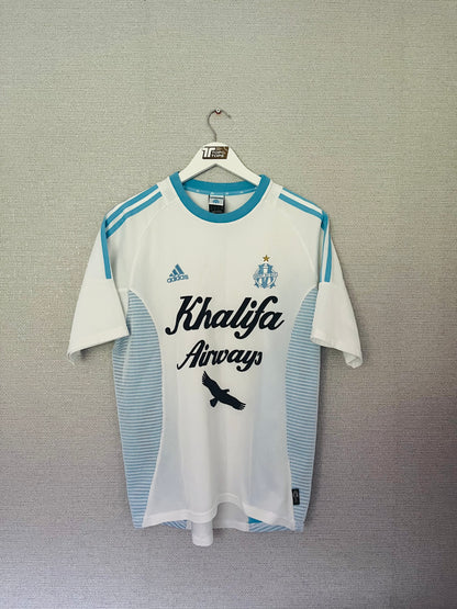 Marseille home football shirt 2002/03 medium