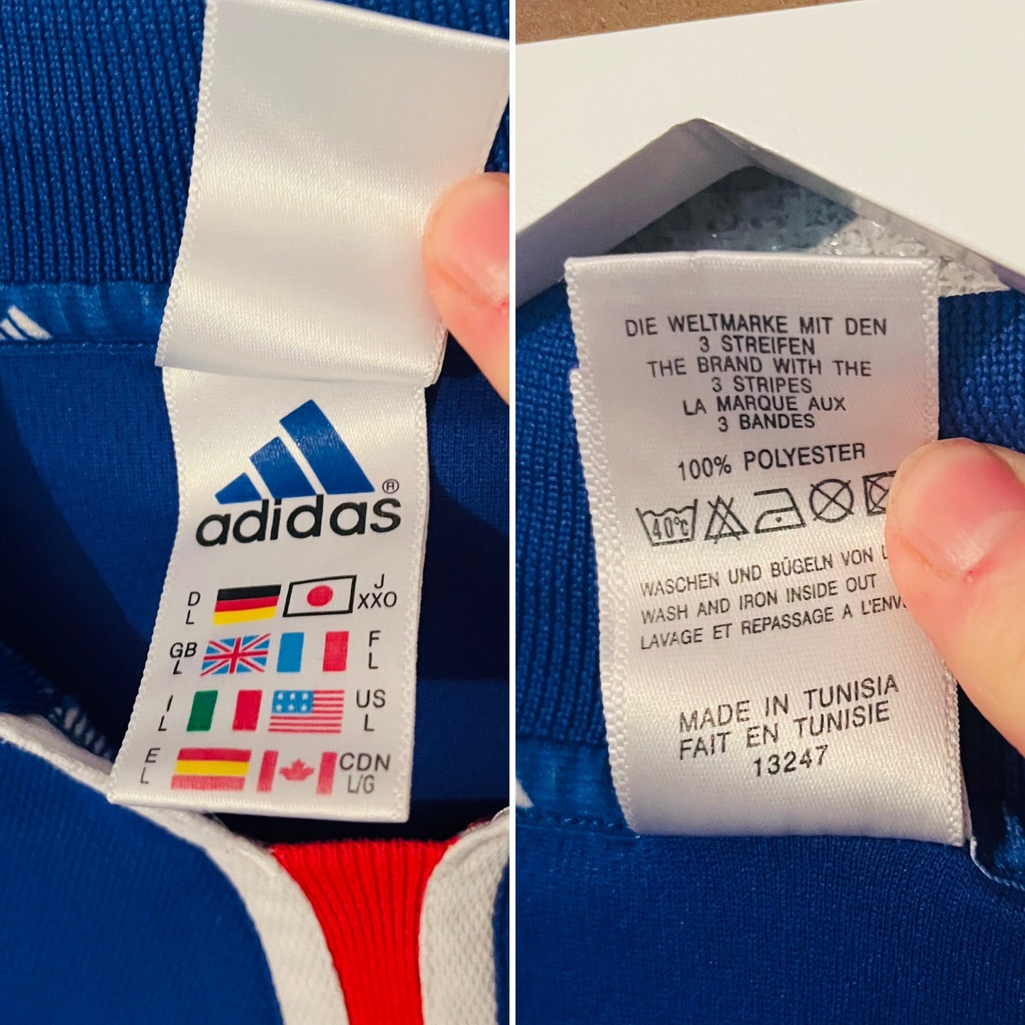 France home football shirt Euro 2000 Zidane Large