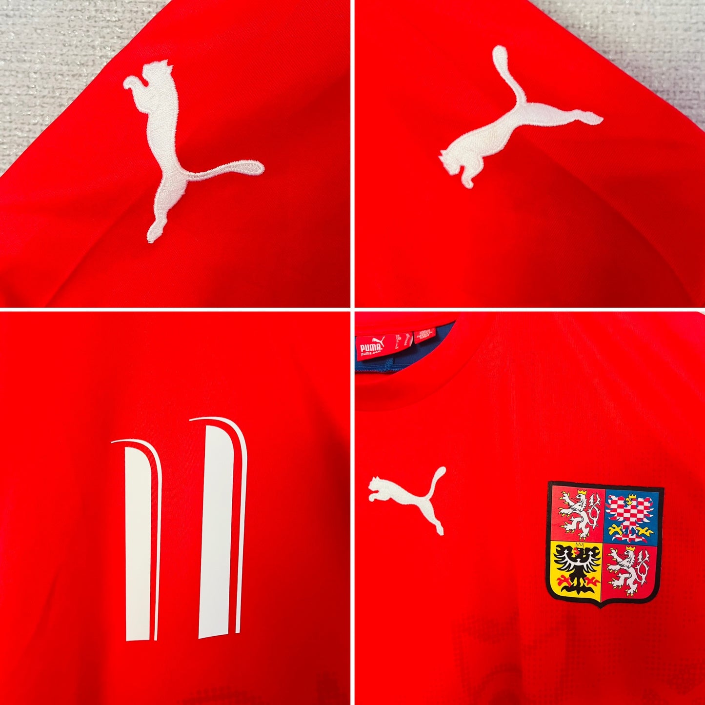 Czech Republic home football shirt W/C 2006 Nedved XL