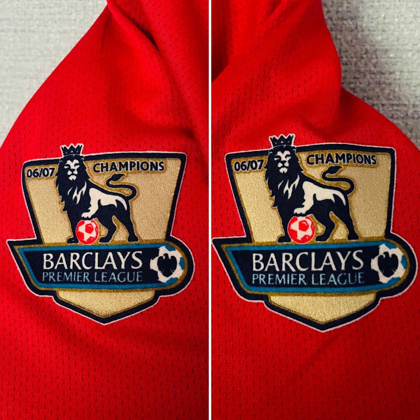 Manchester United home football shirt 2007/08 CR7 Large