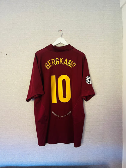 Arsenal home football shirt 2005/06 Bergkamp XXL
