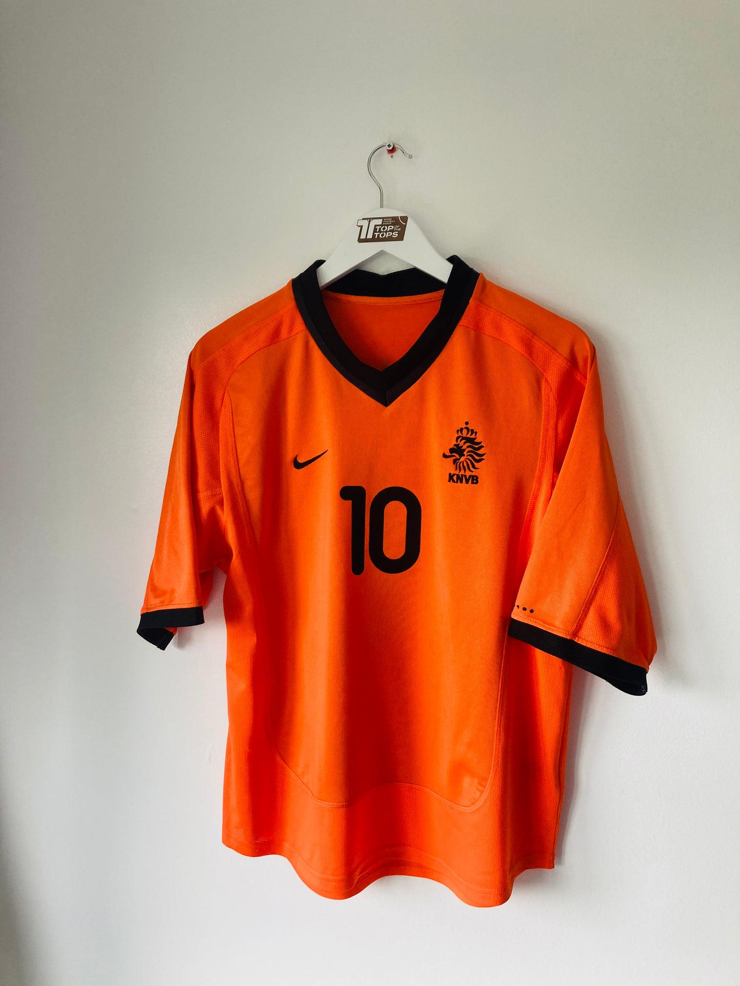 Holland home football shirt   Euro 2000 Bergkamp Medium