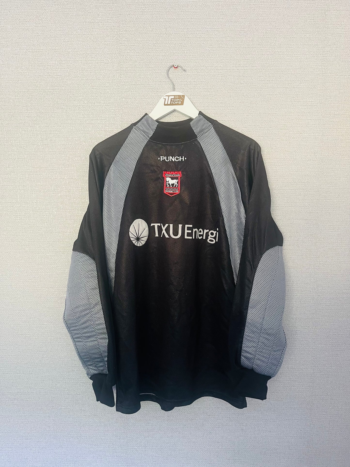 Ipswich Town goalkeeper football shirt 2001/03 Medium