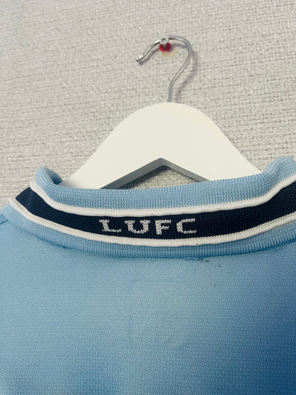 Leeds United away football shirt 1999/2000 Huckerby Large