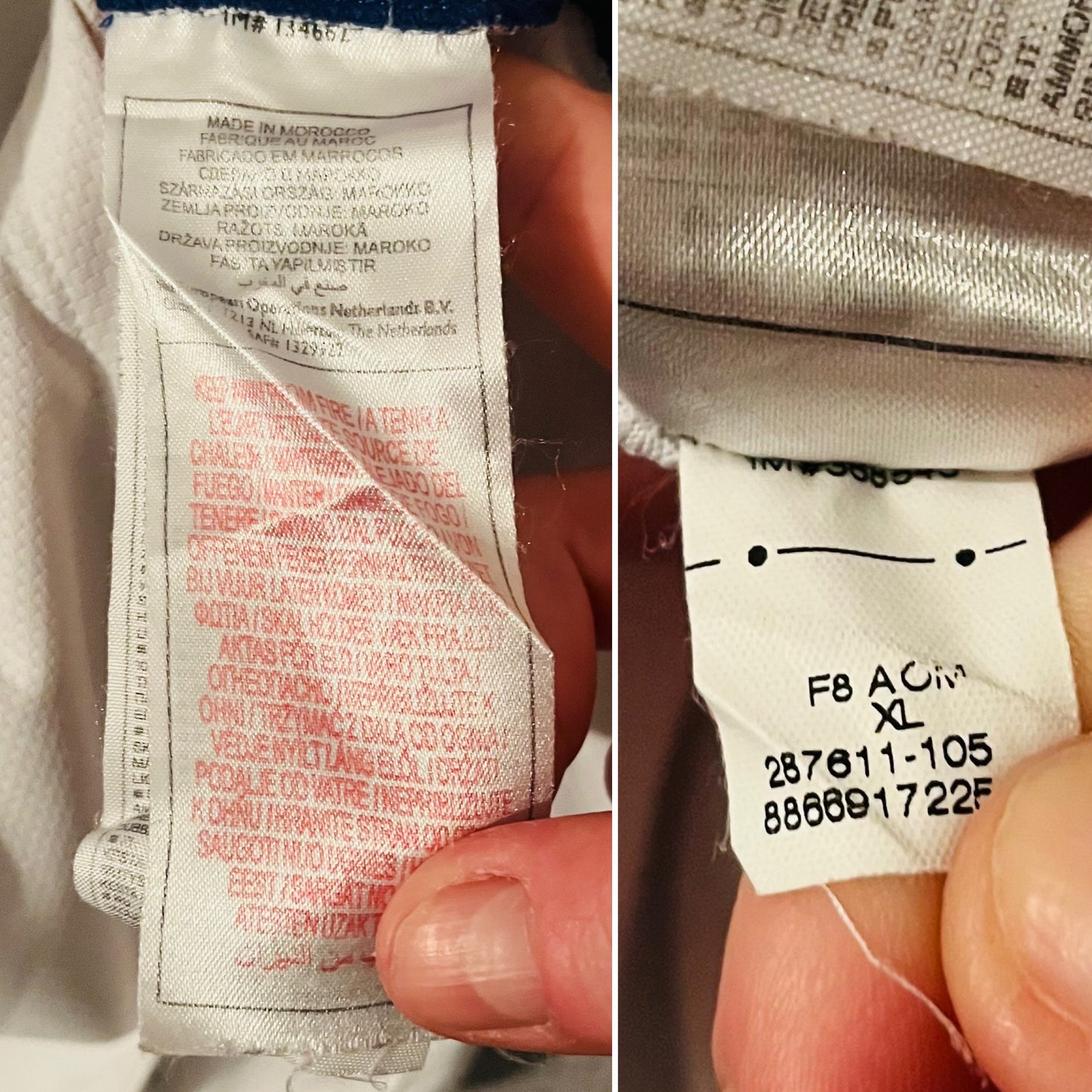 Manchester United away football shirt 2008/09 CR7 XL