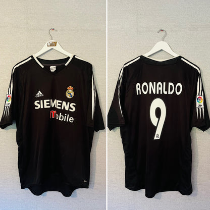 Real Madrid away football shirt 2004/05 R9 XL