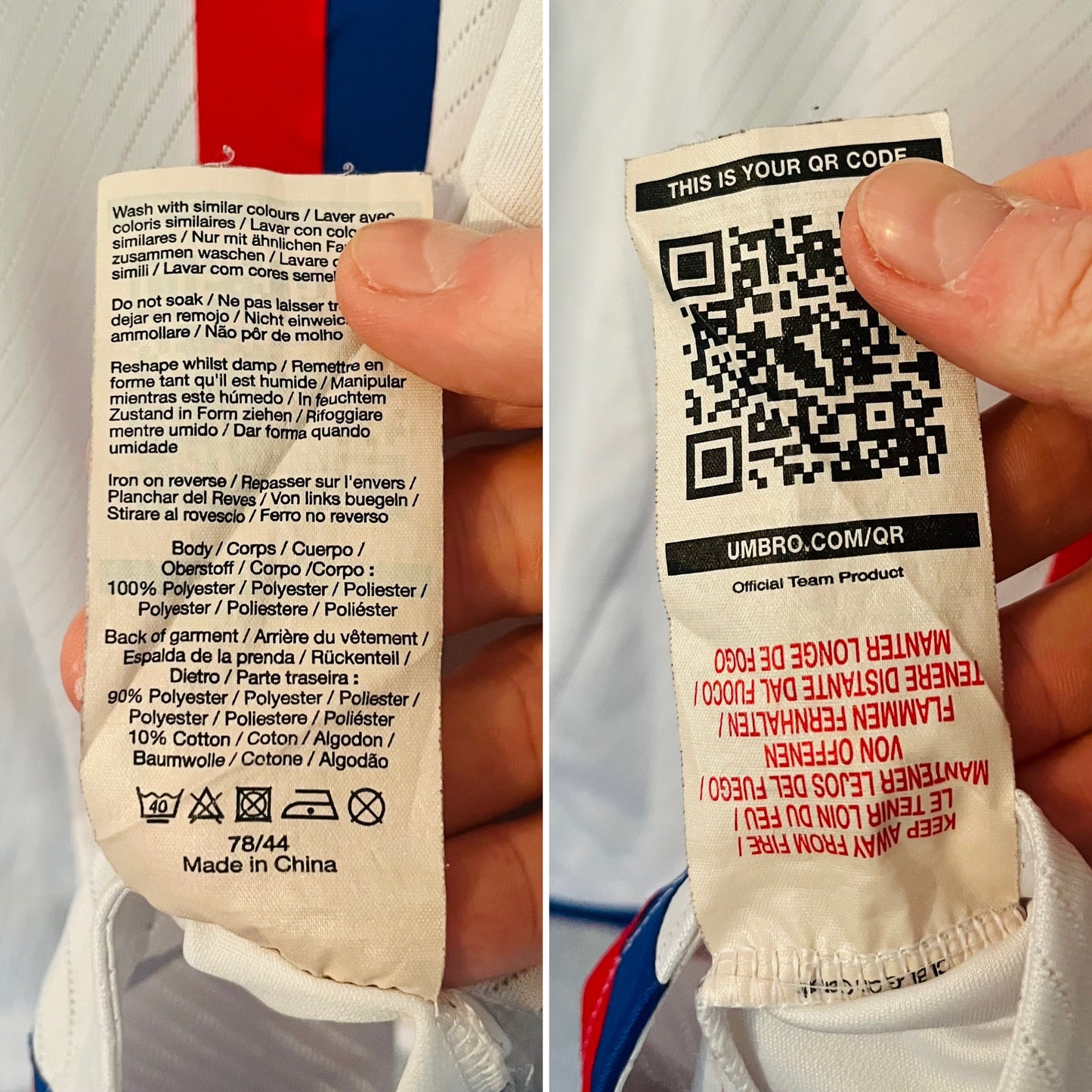 Olympique Lyonnaise Lyon home football shirt 2008/09 Juninho Medium