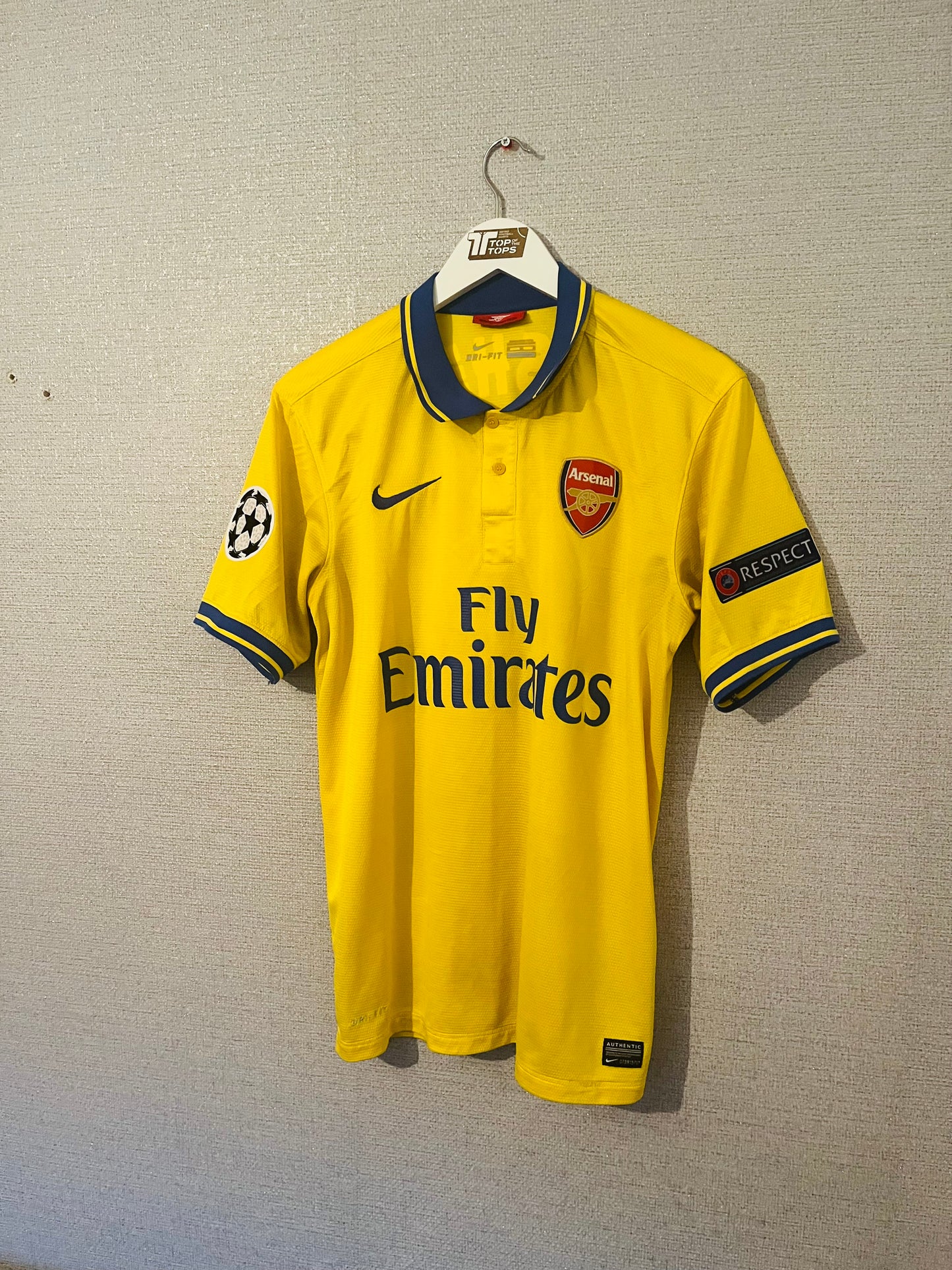 Arsenal away football shirt 2013/14 Wilshere Medium