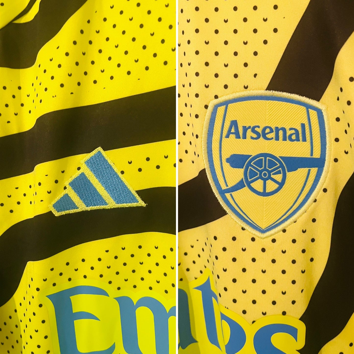 Arsenal away football shirt 2023/24 Odegaard XL